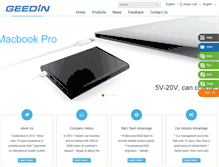 Tablet Screenshot of geedin.com